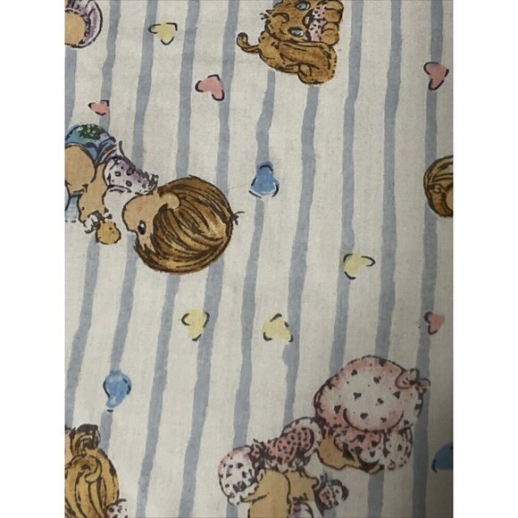 Precious Moments Fitted Crib Bedding Sheet Nursery Decor Vintage - Picture 5 of 8